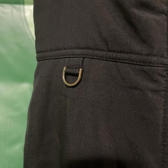 FERA INTERNATIONALE Women's VINTAGE stirrup ski BIBS in BLACK sz 8S -  EUC - Picture 8 of 14